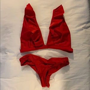 Red bikini- cheeky